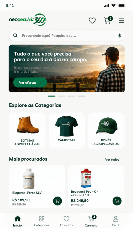 E-commerce Neo Pecuária